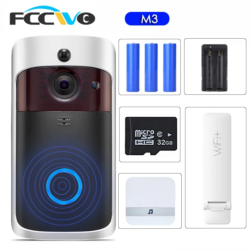 

Smart IP Video Intercom WI-FI Video Door Phone Door Bell WIFI Doorbell Camera For Apartments IR Alarm Wireless Security Camera