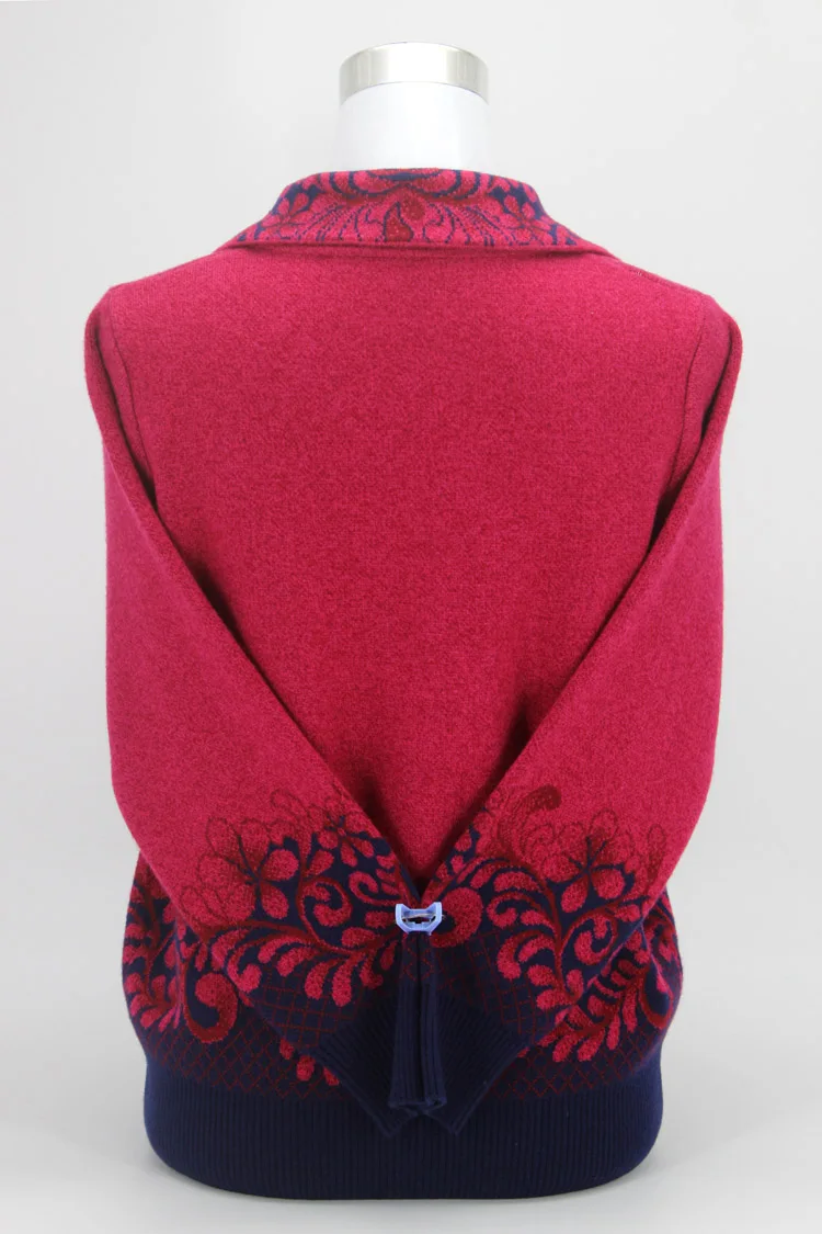 Женская одежда среднего и старшего возраста, весенняя и осенняя куртка для мамы, вязаный свитер-кардиган для мамы
