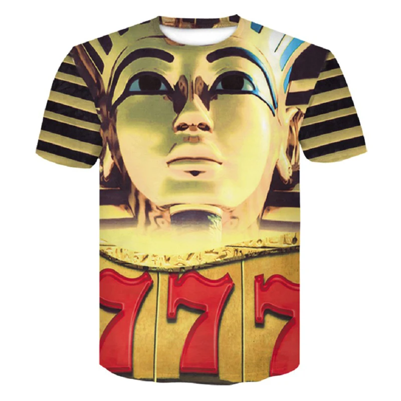 

Newest 2019 Brand 3D T Shirt Pharaoh of Egypt Print Men Women Tshirt Mummy Painting T-shirt Tee Tops man big size M-4XL Dropship