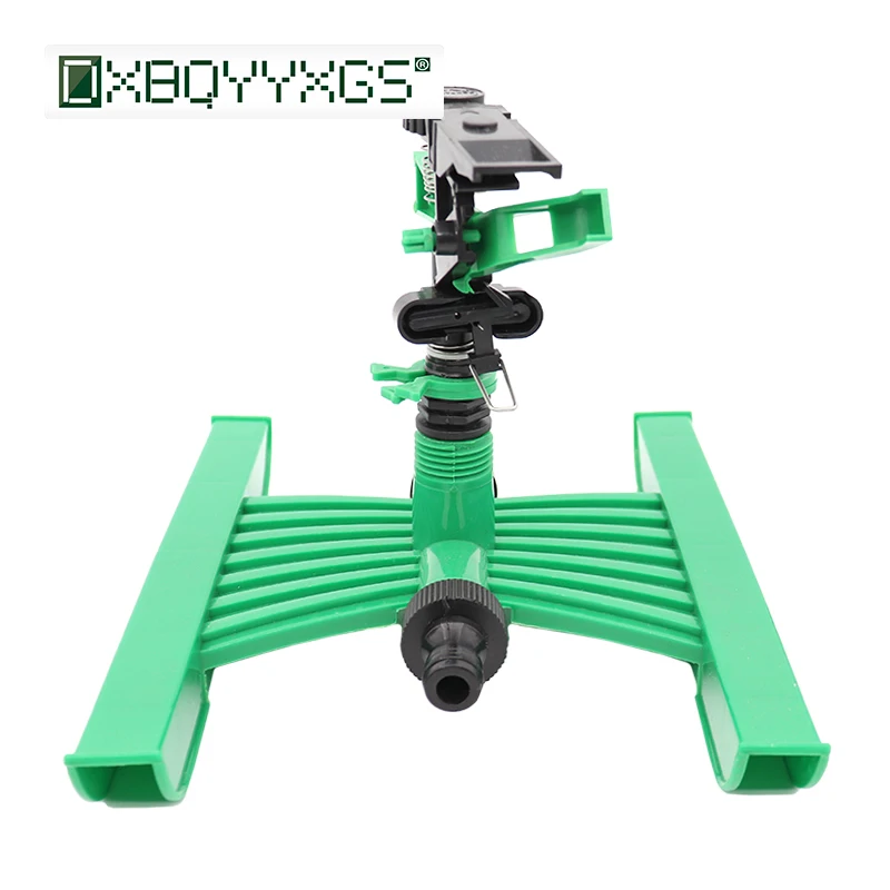 

Plastic Impact Head Sprinkler Garden Swing gyration Lawn hose nozzle Adjustable 0° - 360° Pattern, 25' - 41' Spray Distance