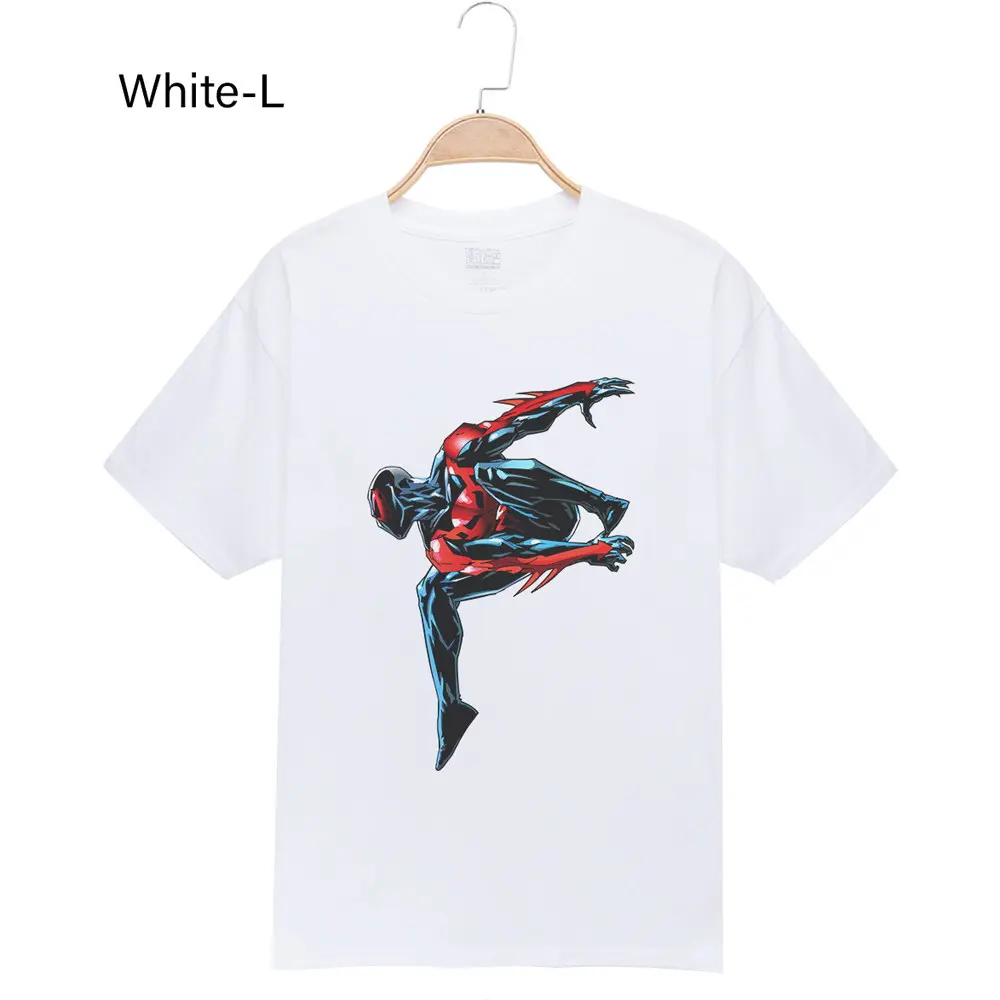 Мужская футболка, Забавный Человек-паук, чтение, супергерой, 3D принт, Мужская футболка классная, топы, футболка, короткий рукав, базовые футболки, Camisetas XXXL - Цвет: White-L