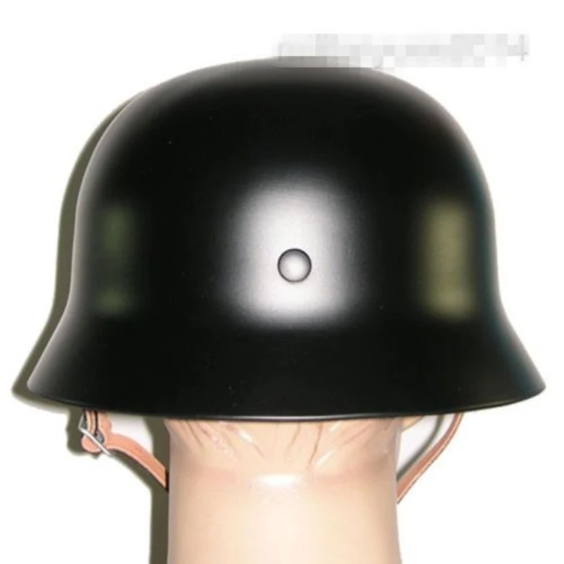 WW2 Пособия по немецкому языку Элит WH армия M35 M1935 Сталь шлем Stahlhelm Ретро высокий черный