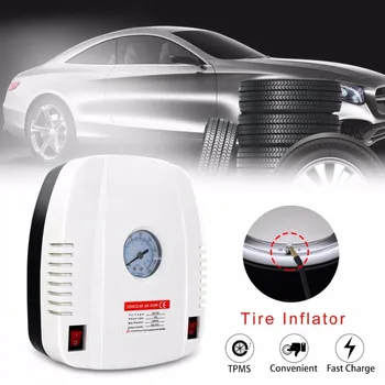 

12V 120W 160PSI Electric Car Pump Air Compressor Tire Inflator with LED Lights for Motorcycles / Bicycles / Car