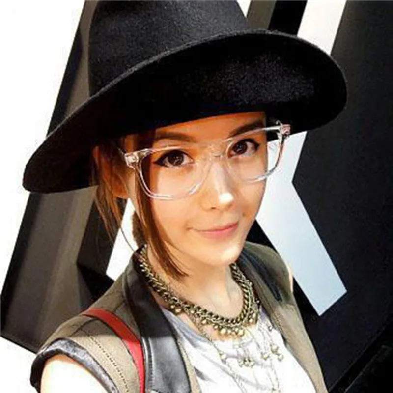 2019 Retro men's Transparent glasses clear lenses PC Comotuer Square eyeglasses frames for women reading eyewear male Spectacle