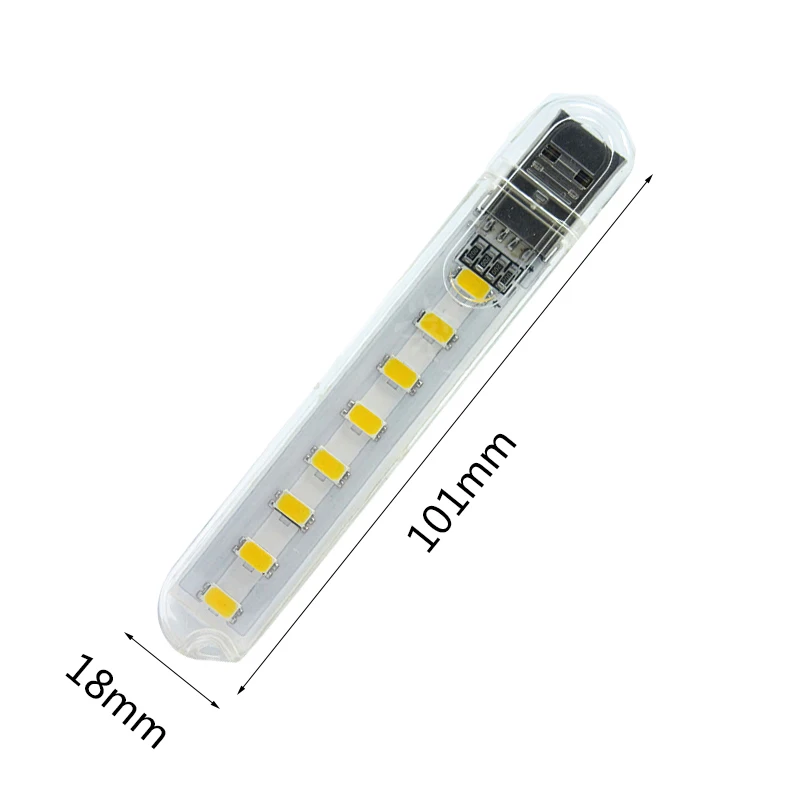 IVYSHION мини USB светодиодный светильник портативный 3/8 светодиодный s Ночной светильник Настольная лампа теплый белый светильник светодиодный светильник для внешнего аккумулятора ПК ноутбука лампа