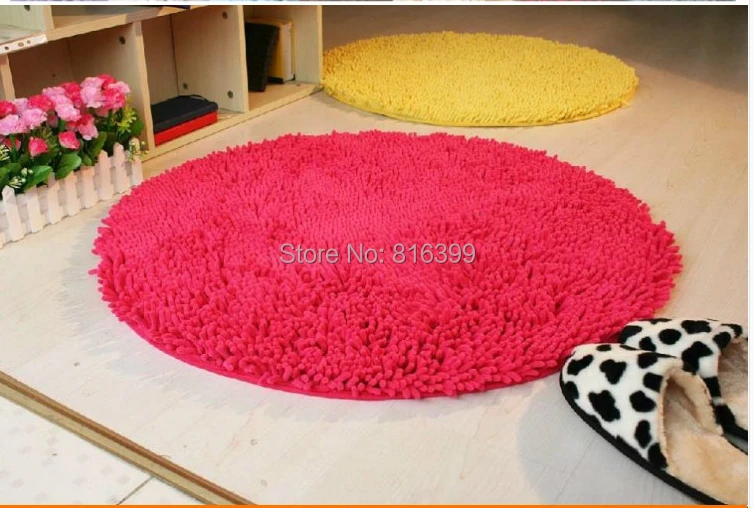 Free Shipping 120*120cm For Living room Washable Super Cute Round