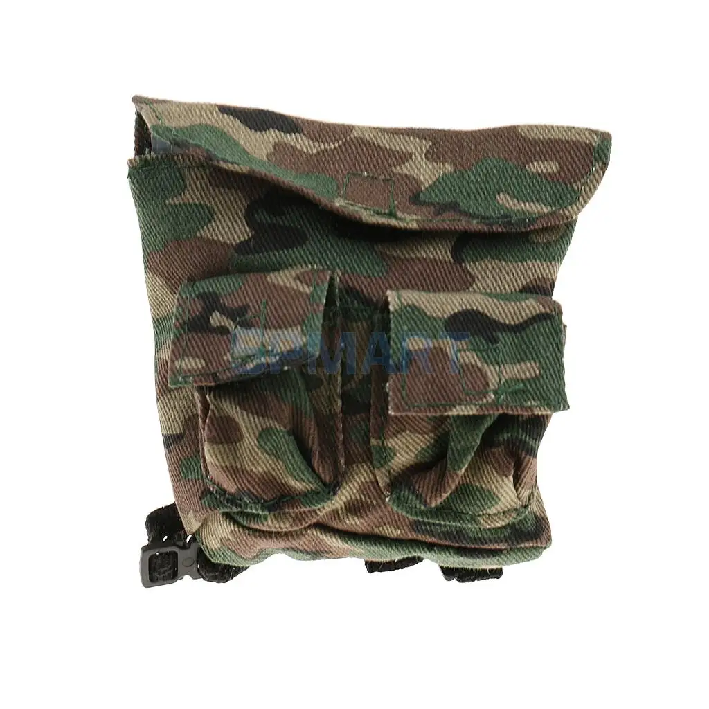 1/6 Scale Soldiers Jungle Camouflage Backpack Shoulder Bag Model DIY for 12 inch Action Figures Toys /