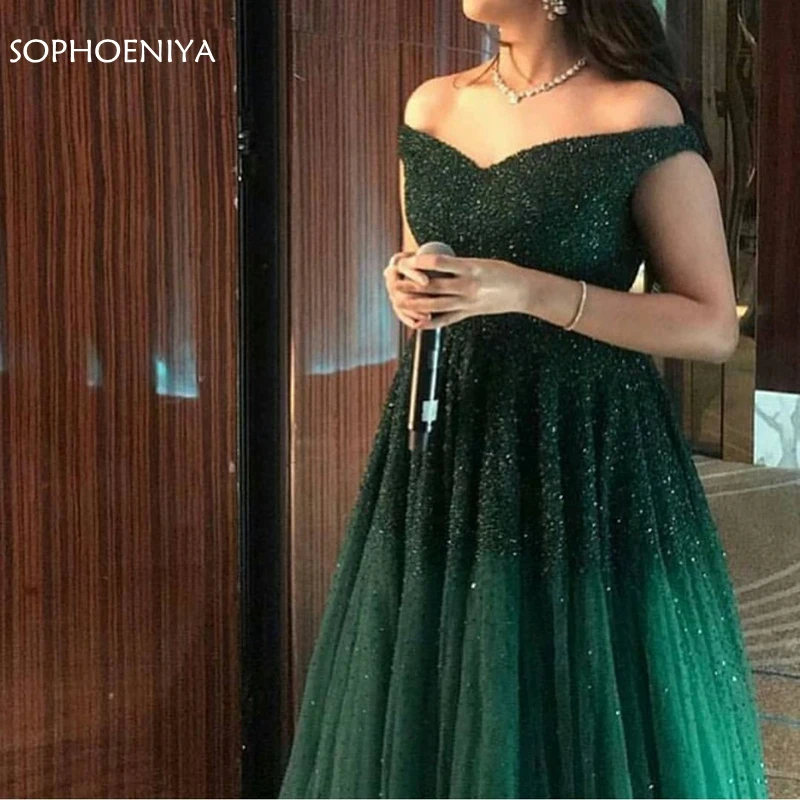 New Arrival V Neck Green Evening dresses Long Beading Evening gowns abiye abendkleider 2019 Sexy muslim evening dress party New Arrival V Neck Green Evening dresses Long Beading Evening gowns abiye abendkleider 2019 Sexy muslim evening dress party