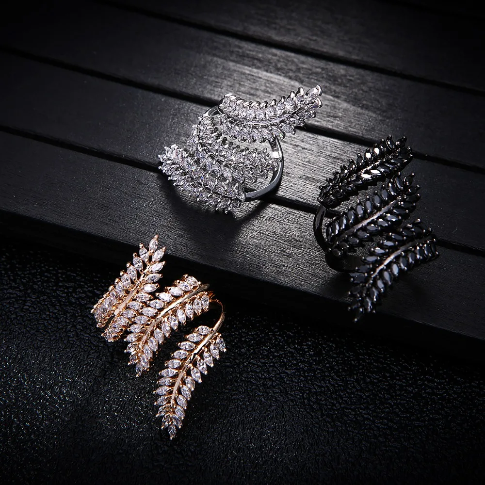 

Trendy Women's Jewelry Hand Made Cubic zirconia Baguette Ring White Gold-color Rings With Shining For Girl Gift J1854