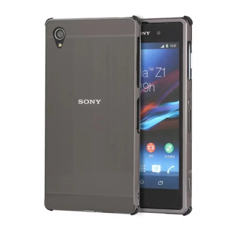 Роскошный противоударный чехол для sony Xperia Z1, Z2, Z3, Z4, Z5, металлический бампер, матовая задняя крышка из поликарбоната, Жесткий Чехол для sony Xperia Z1, Ультратонкий чехол