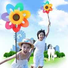 HBB полый Солнечный ветер игрушка мельница пластиковая ветряная блесна блестки вихревые вечерние украшения для дома и двора красочная Классическая Детская игрушка ветряная мельница