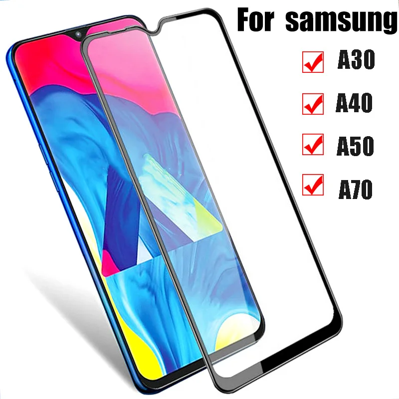 Защитная пленка для Samsung galaxy A30 A50 A70 9h экрана A40 3D закаленное стекло с полным