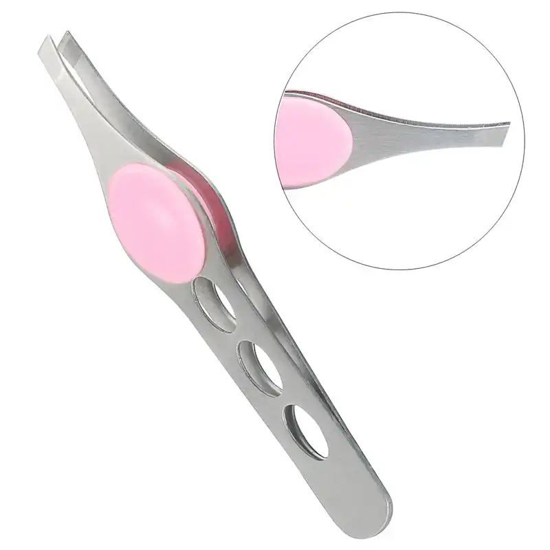 Luckyfine Stainless Steel Makeup Eyebrow Clip Tweezers Ingrown