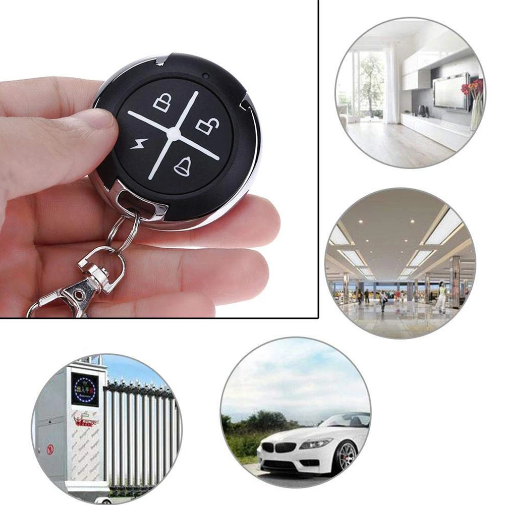 

Useful Durable Wireless Multifunctional Remote Control Round Garage Gate 4 Keys Cloning Duplicator Mini Door Home Appliance
