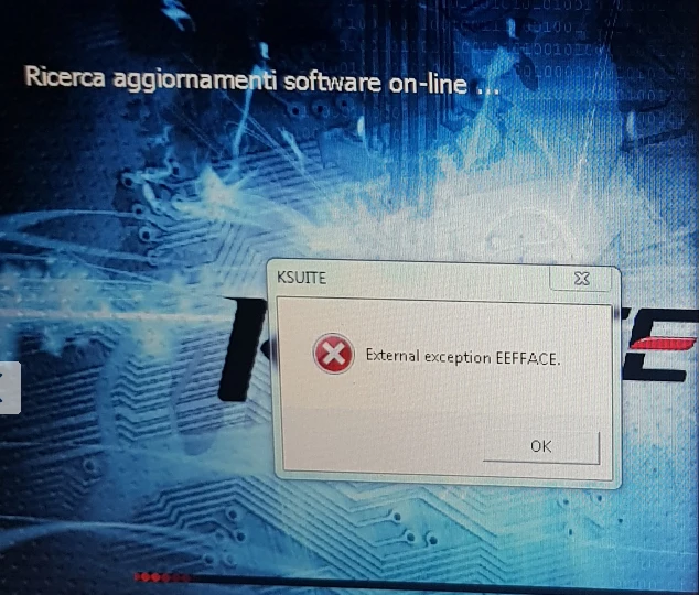 KESS V2 External exception EEFFACE