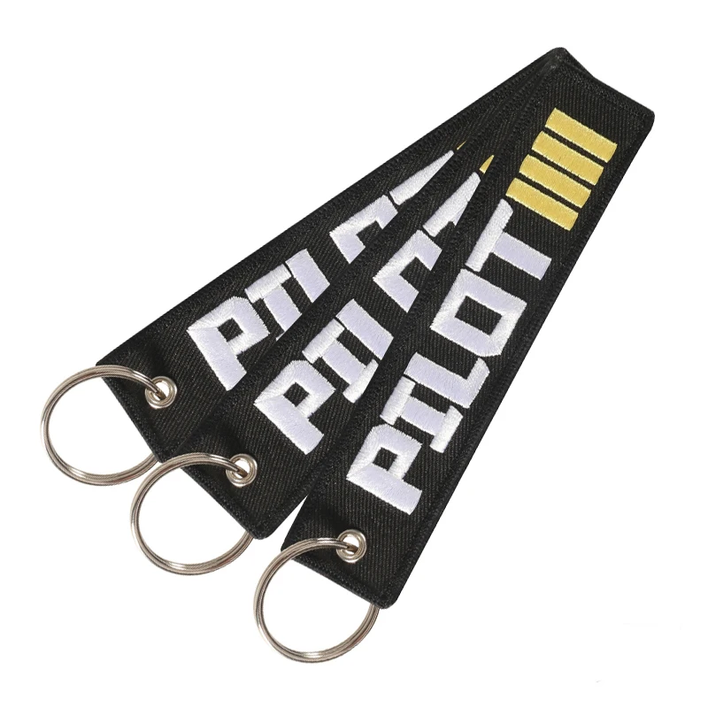 Fashion Key Chain Luggage Tag Gift with Key Travel Accessorie PILOT Keychain ATV Truck Key Ring sleutelhanger chaveiro para 5