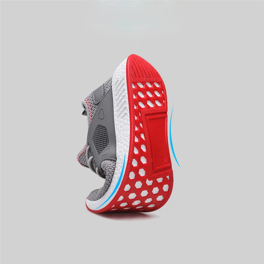 Mode Croix Style Jeunes Un Solide Black red Sagacemen Fly 15 Chaussures À Tricoter Casual Tied Mai gray Faire Devrait Ligne Gym Geste gxdwqpwa