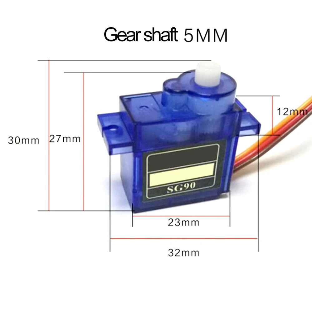 10 шт./лот цифровой микро сервопривод sg90 9g Мини сервомотор 9g сервопривод для RC 250 450 Вертолет самолет автомобиль игрушки SG90 Двигатели Запчасти