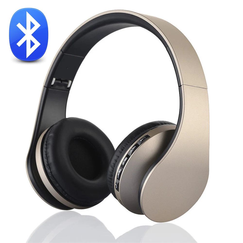 Спортивные Беспроводные наушники Bluetooth Музыкальная гарнитура стерео складные с