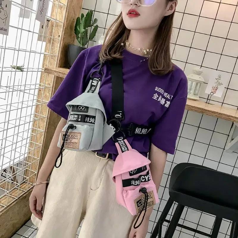 2019 جديد تصميم المراهقات حقيبة كتف الورك هوب الخصر الصدر حزمة العصرية Crossbody أكياس الأزياء الكورية النساء الصدر يد Z70 2019 جديد تصميم المراهقات حقيبة كتف الورك هوب الخصر الصدر حزمة العصرية Crossbody أكياس الأزياء الكورية النساء الصدر يد Z70