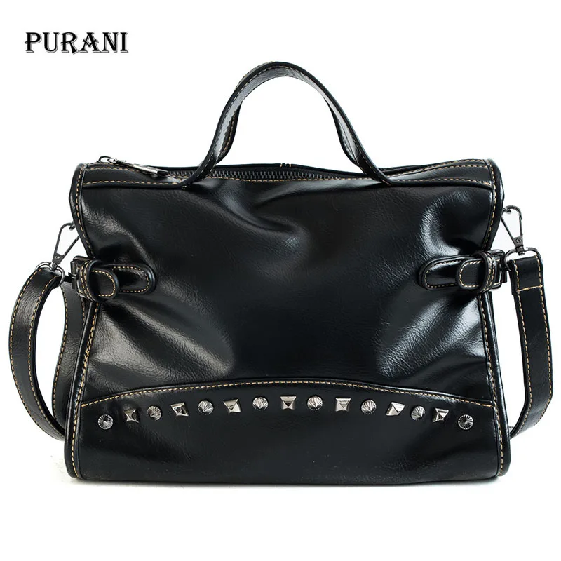 

New Women Large Tote Bag Luxury Designer PU Female Handbag Punk Style Travel Bags For Girls 2018 Bolsa Feminina Sac A Main