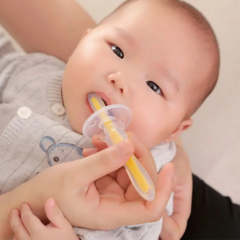 1pc Silicone Kids Teether Training Toothbrushes For Children Baby Toothbrush Infant Newborn Brush Tool