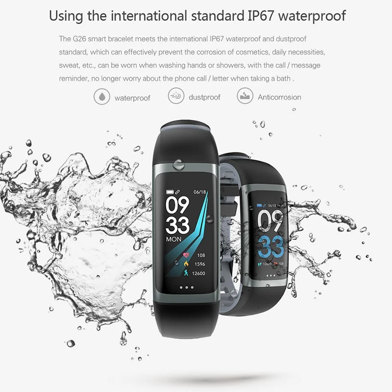  Smart Fitness Bracelet Tracker Watches Pedometer Heart Rate Monitor Smartband Blood Pressure Sports - 32919217682