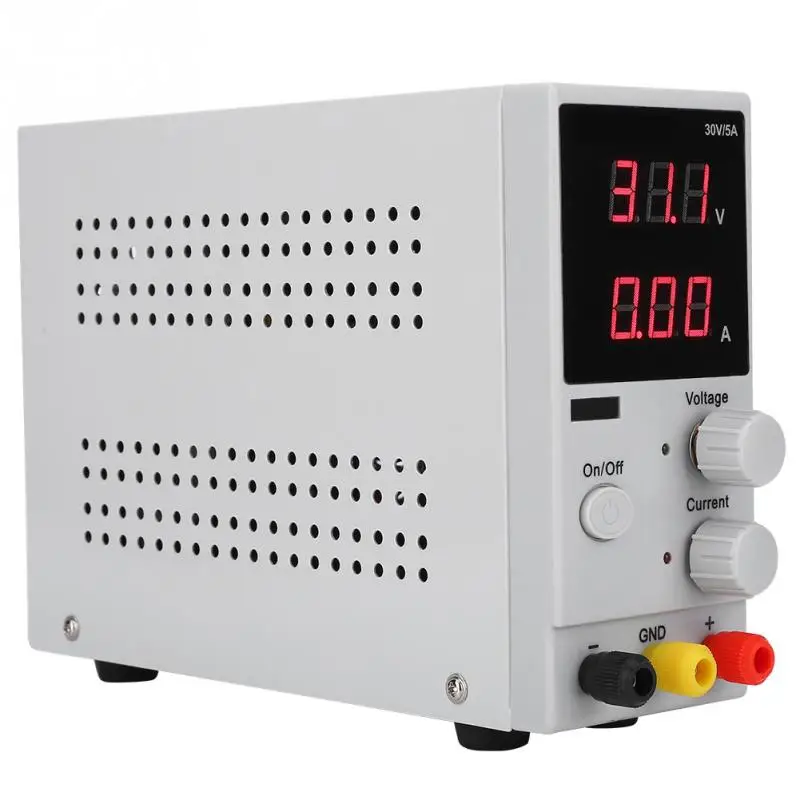 

LW-K305D 0-30V 0-5A Adjustable Digital Display DC Power Supply Switching Power Source AC 220V EU Plug