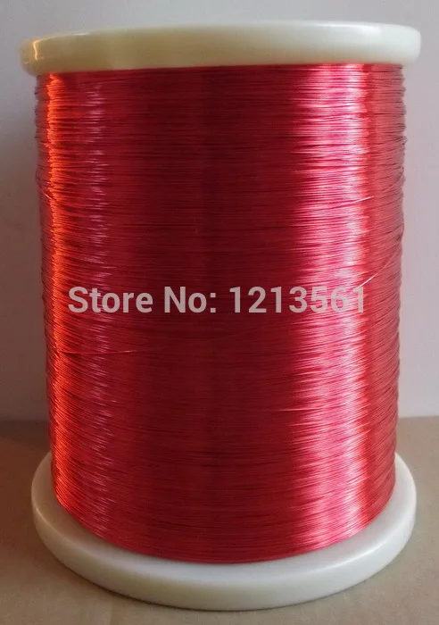 DHL диаметр 0,3 мм* 1000 м/шт QA-1-155 полиуретановая эмалированная медная проволока красный эмалированный кабель техобслуживания