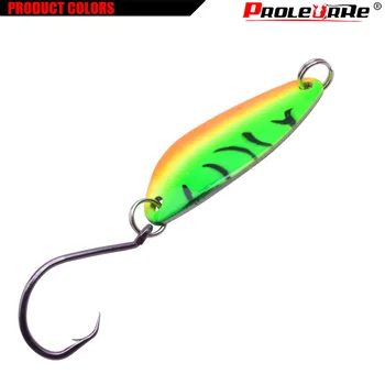 

1Pcs Fishing Lures Wobbler Spinner Baits Spoons Artificial Bass Hard Sequin Paillette Metal Steel Hook Tackle Lures Pesca PR-547