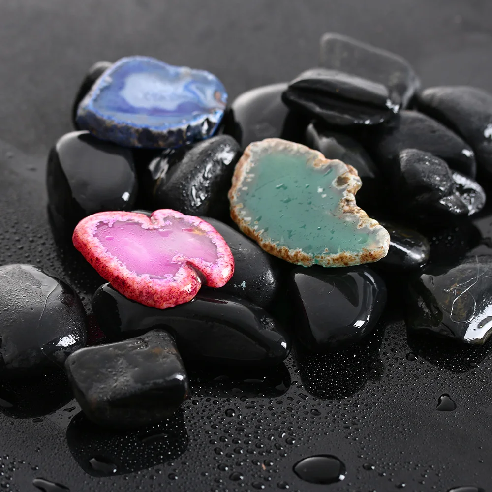 

1 Pc Agate Geode Polished Irregular Crystal Slice Brazil Healing Reiki Stone Natural Quartz Pendant Mineral Home Decor