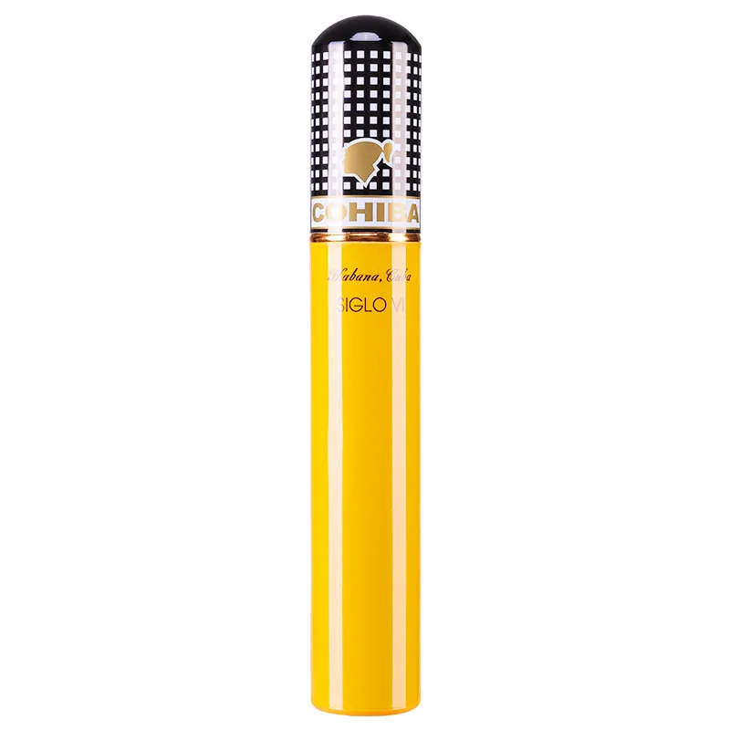 

Free shipping COHIBA Gadget Portable Siglo VI Aluminum Travel Cigar Tube Case Holder MINI Humidor GH-101