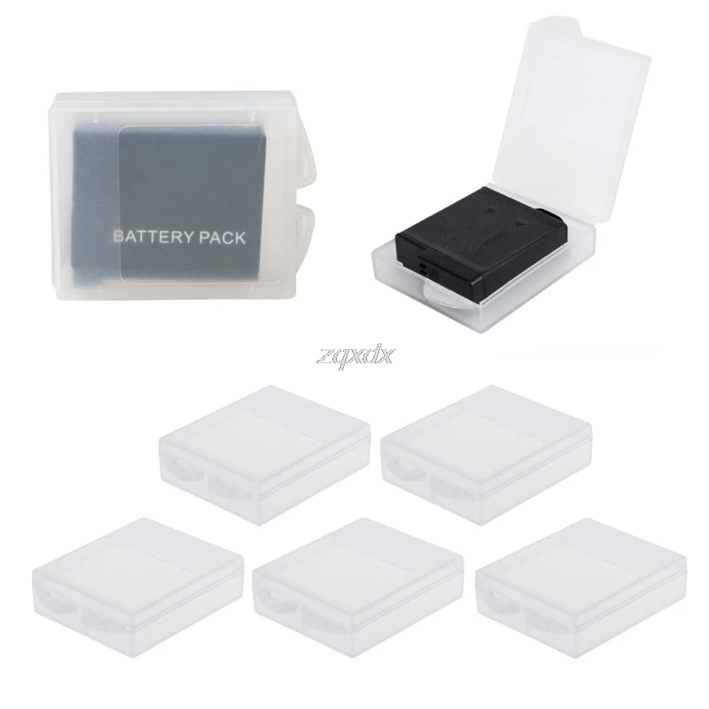

5Pcs Battery Protective Storage Box For GoPro Hero 5/4 xiaomi Yi Camera Z09 Drop ship