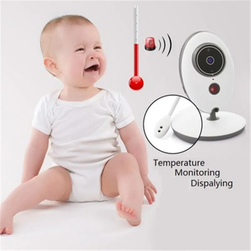 

Wireless LCD Audio Video Baby Monitor VB605 Radio Nanny Music Intercom IR 24h Portable Baby Camera Baby Walkie Talkie Babysitte
