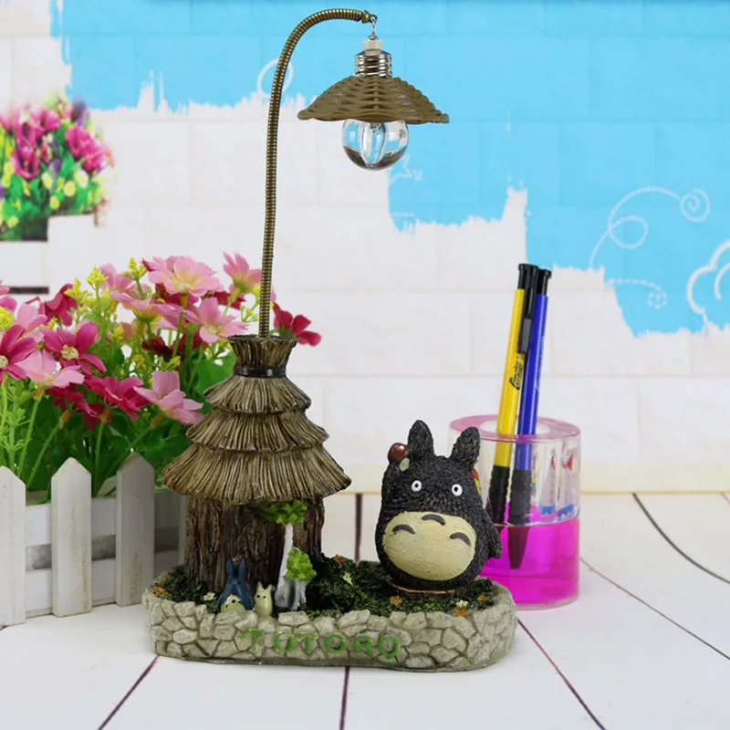 Милый ночник Totoro из смолы, Детская лампа, ночник, ночник, светодиодный светильник, детская комната, C9XQ3Z