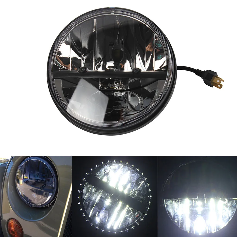  Pair J106 round 7inch 36w led headlight for wrangler TJ LJ JK CJ-7 CJ-8 Scrambler auto products Lan
