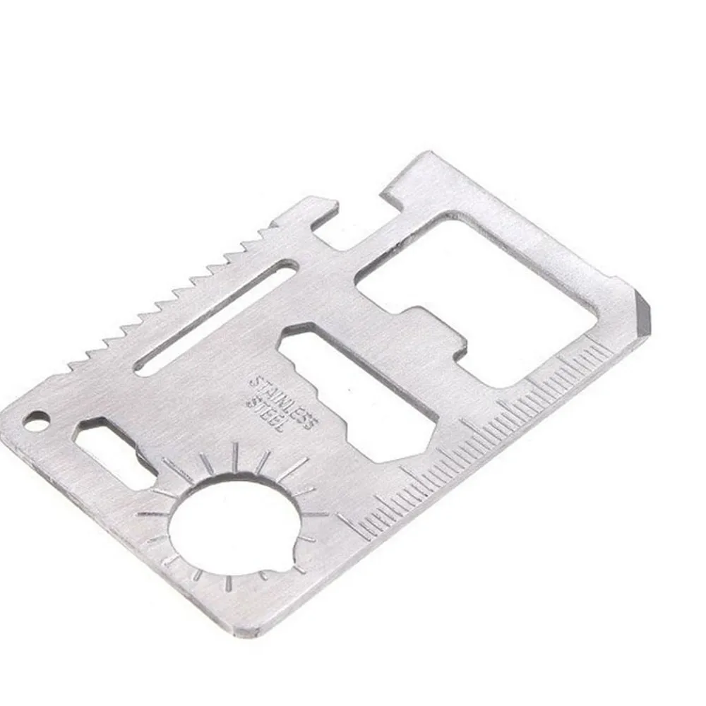 

Outdoor Stainless Steel Credit Card Knife Multifunctional EDC Tool Army Camping Military Hiking Survival Life-saving Switzerland