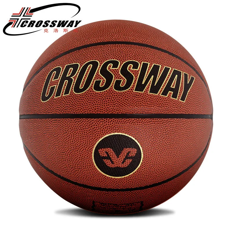 Оптом или в розницу НОВЫЕ дешевые фирменные CROSSWAY L702 баскетбольный мяч из искусственной кожи материя официальный Size7 баскетбол с Чистая сумка+ иглы - Цвет: As the show