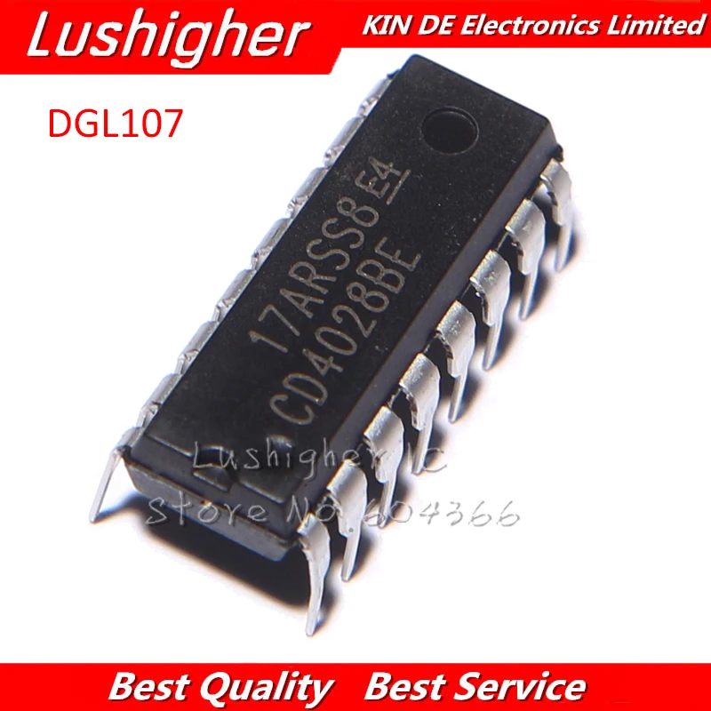 10PCS CD4028BE DIP16 CD4028 DIP new and original free shipping-in ...