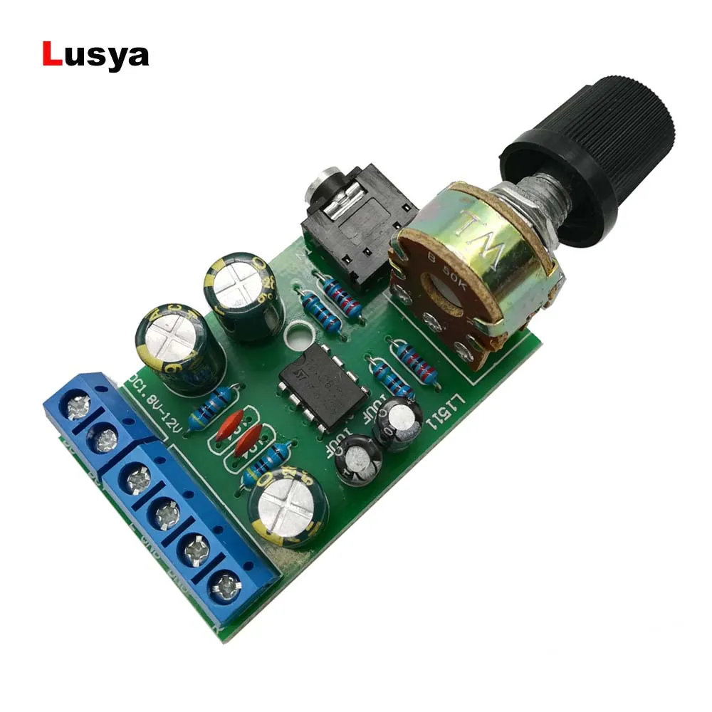 

TDA2822M 2.0 Stereo Audio Amplifier Board AMP AUX Amplifier Board Module DC 2-12V For Radio A5-003