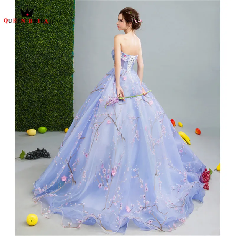 QUEEN BRIDAL Evening Dresses Ball Gown Sweetheart Flowers Fluffy Luxury Prom Party Dress Evening Gown 2018 Vestido De Festa JW32 QUEEN BRIDAL Evening Dresses Ball Gown Sweetheart Flowers Fluffy Luxury Prom Party Dress Evening Gown 2018 Vestido De Festa JW32