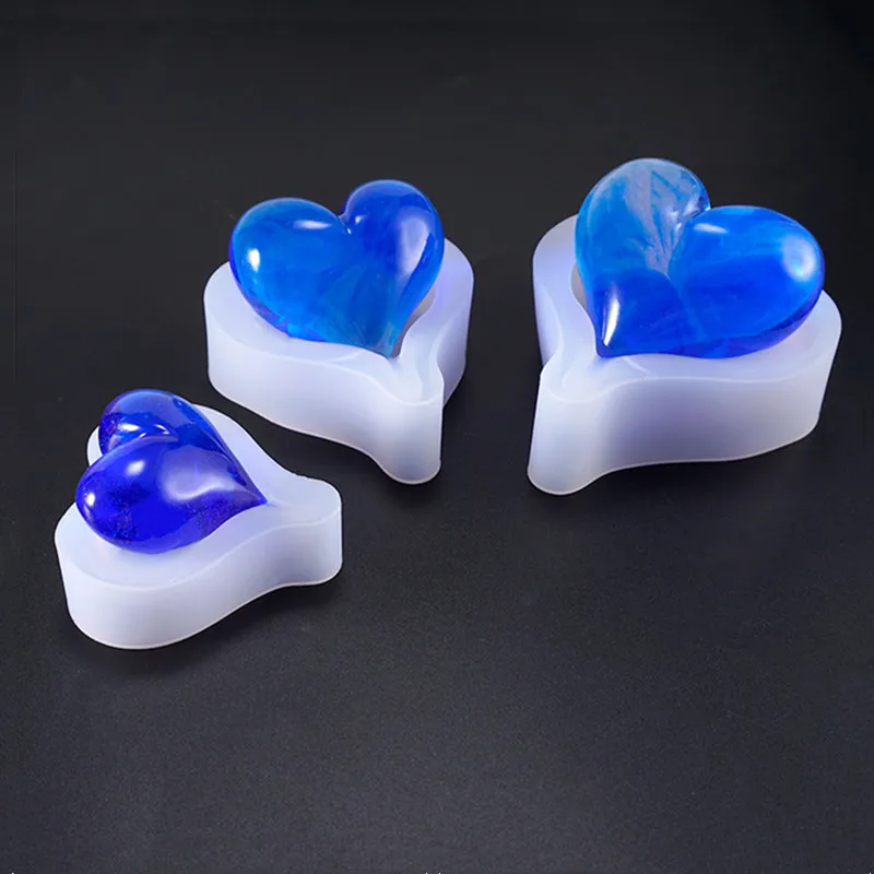 

Heart Mousse Cake Silicone Mold Cookie Ice Cream Fondant Molds Candy Chocolate Pudding Mould Cake Decoration Tools