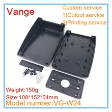 2 шт./лот литьевой экструзионный корпус IP54 ABS пластик настенный проект коробка для провода разъем 108*152*54 мм