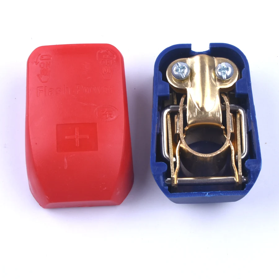 

FURX Car battery jump starter Connector Battery Quick Disconnect Battery Terminal Connector with Caps Top Posts batteries