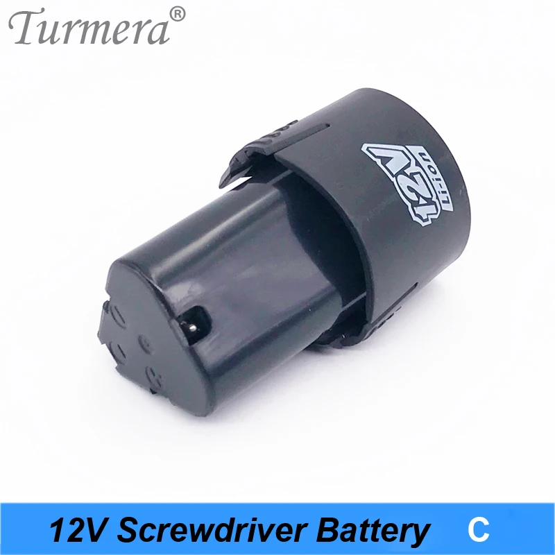 Turmera 12V 12.6V 3S 18650 battery pack battery mini lithium battery electric drill Cordless screwdriver battery shura shurik battery C 03
