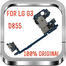 Европейская версия разблокирована для LG G3 D855 Материнские платы, 16 ГБ для LG G3 D855 материнская плата с системой Android хорошая работа