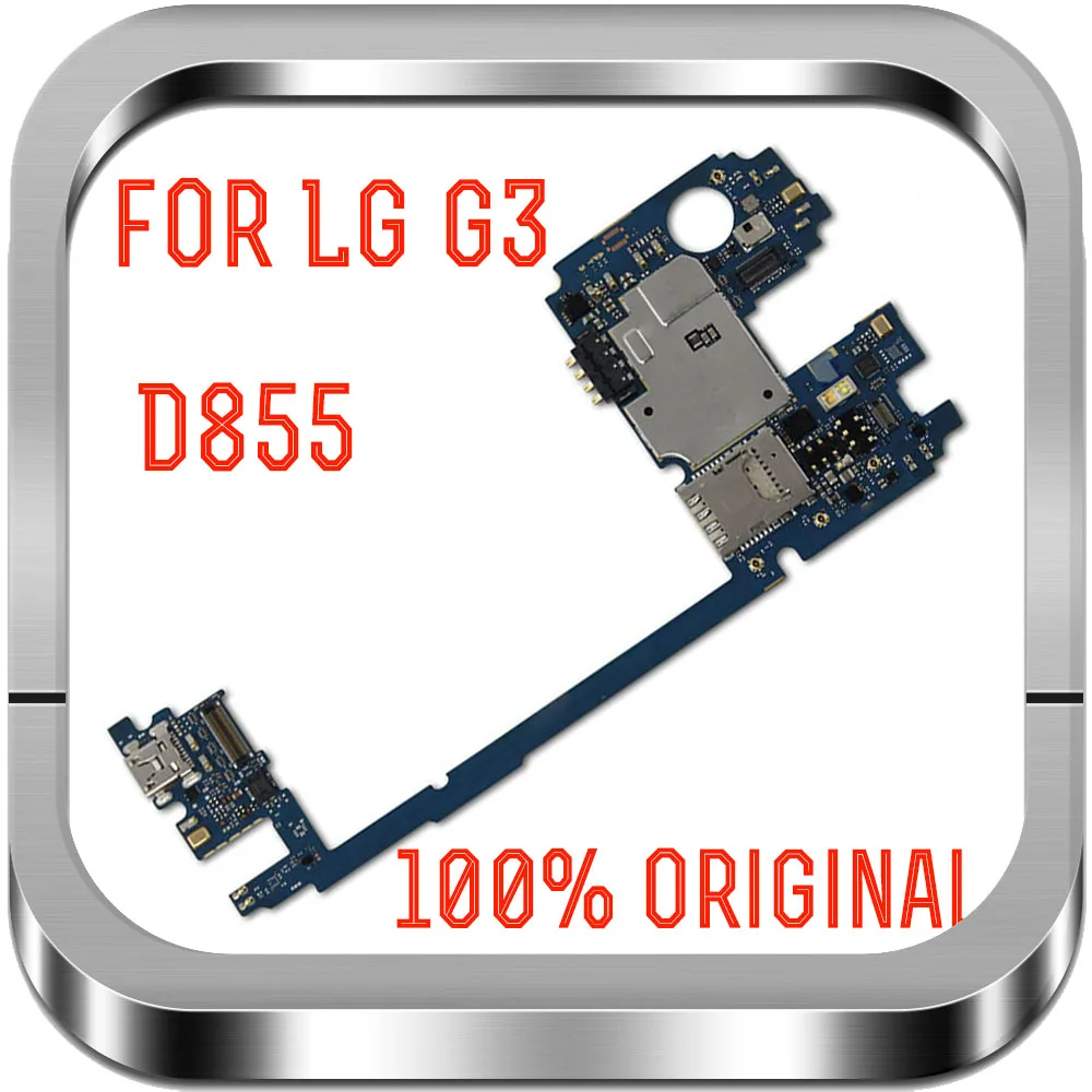 

Europe Version unlocked for LG G3 D855 Logic Boards,16GB for LG G3 D855 Motherboard with Android System Good working