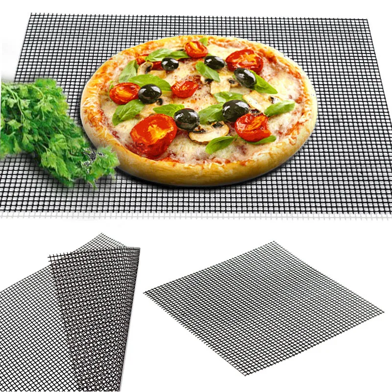

Hot 1PC 30*40cm Mesh BBQ Mat Churrasco Roaster Non-viscous Barbecue Sheet Kitchen Cooking Tools Home Gadgets Accessories