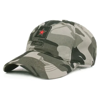 

Adjustable Head Size Men's Hat Autumn Winter Cotton Baseball Cap Male Bone Camouflage Tongue Cap Climbing Hats Female Hat Unisex