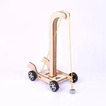 

Gravity Trolley Car Assembly Kit Toy DIY Science Experiment Technology Physical Learning Building Projects For Children
